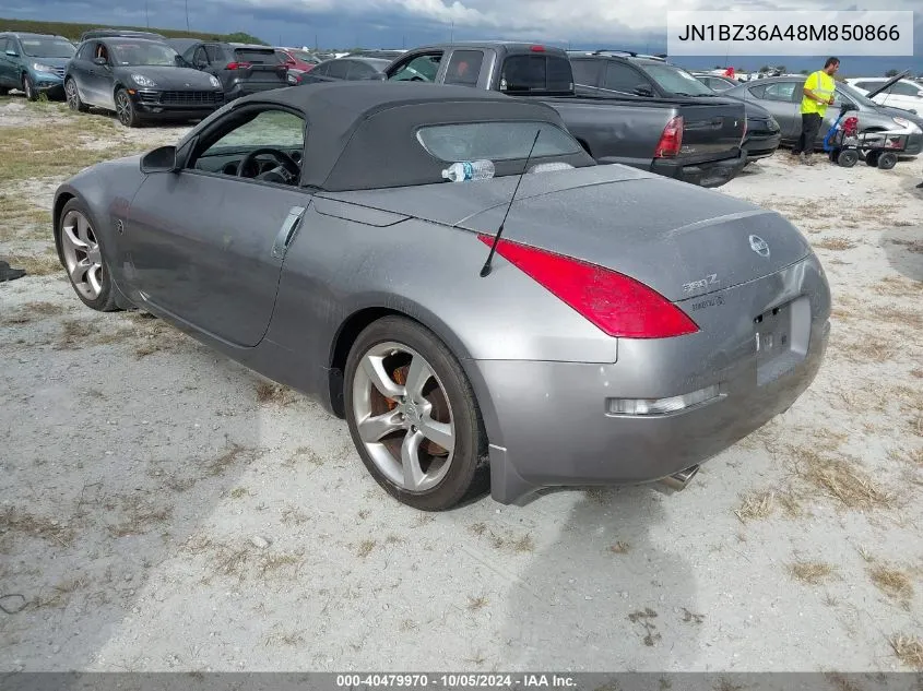 2008 Nissan 350Z Grand Touring VIN: JN1BZ36A48M850866 Lot: 40479970