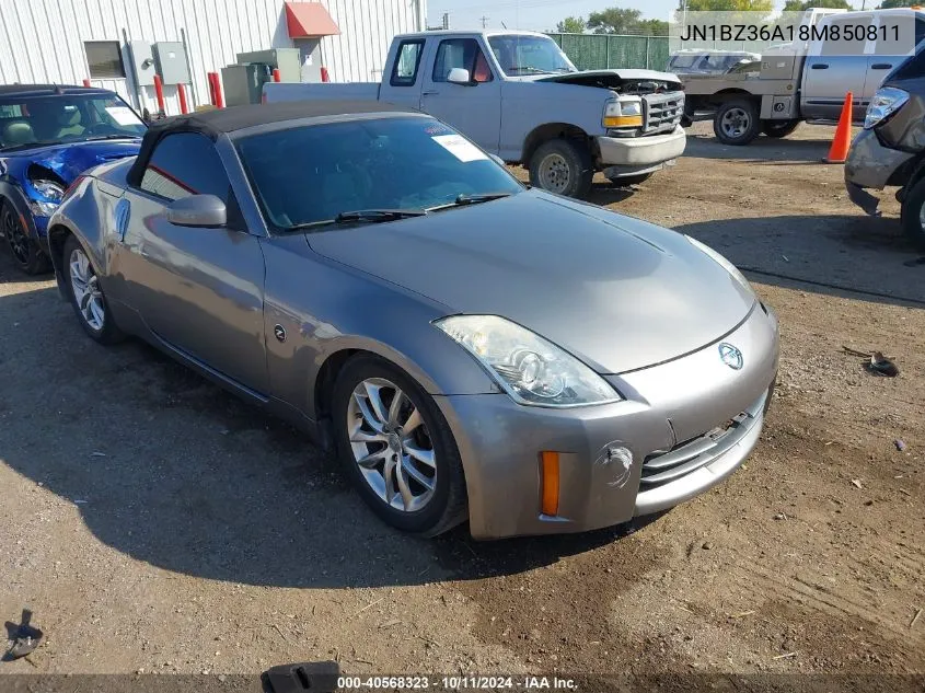 2008 Nissan 350Z Enthusiast VIN: JN1BZ36A18M850811 Lot: 40568323