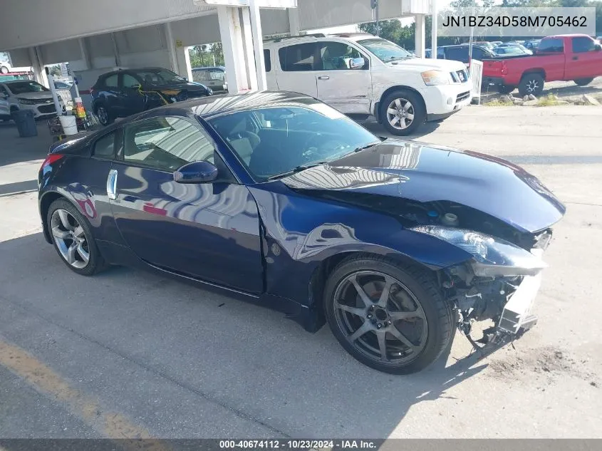 2008 Nissan 350Z VIN: JN1BZ34D58M705462 Lot: 40674112