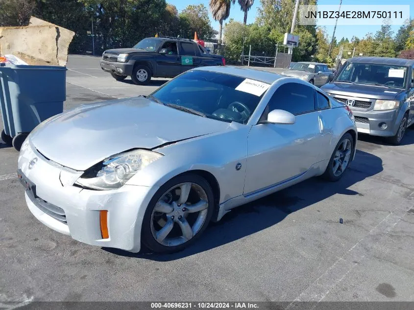 JN1BZ34E28M750111 2008 Nissan 350Z Touring