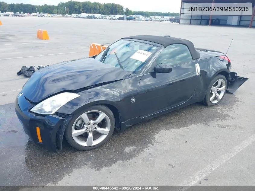 2009 Nissan 350Z Touring VIN: JN1BZ36A39M550236 Lot: 40445542