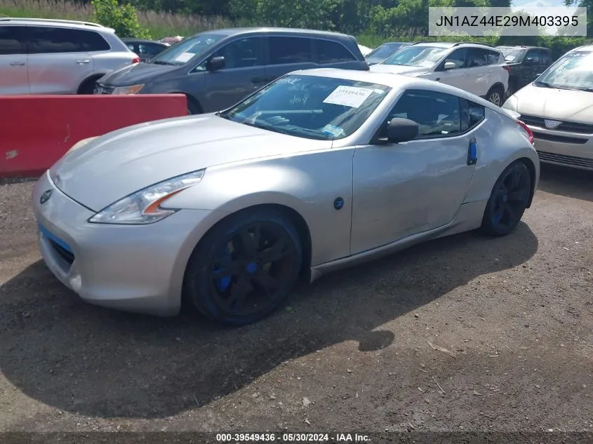 2009 Nissan 370Z Touring VIN: JN1AZ44E29M403395 Lot: 39549436