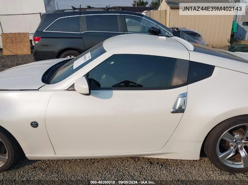 2009 Nissan 370Z Touring VIN: JN1AZ44E39M402143 Lot: 40280018