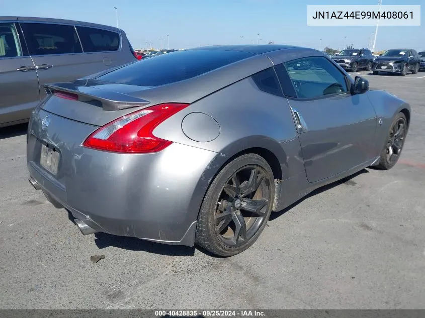 2009 Nissan 370Z VIN: JN1AZ44E99M408061 Lot: 40428835