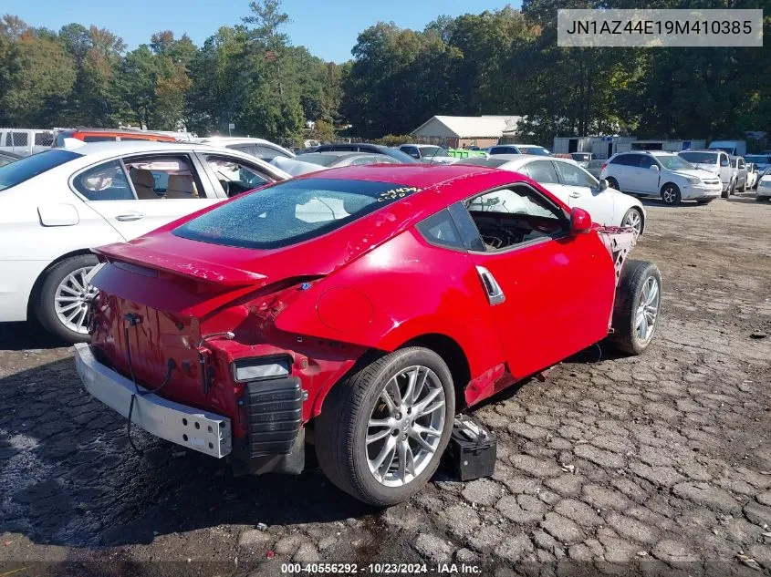 2009 Nissan 370Z VIN: JN1AZ44E19M410385 Lot: 40556292