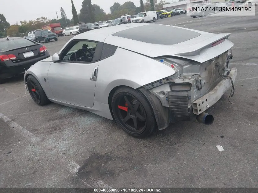 2009 Nissan 370Z Touring VIN: JN1AZ44E39M409190 Lot: 40559898