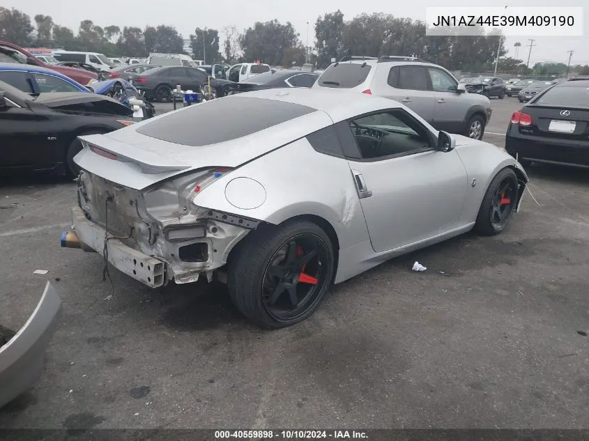 2009 Nissan 370Z Touring VIN: JN1AZ44E39M409190 Lot: 40559898