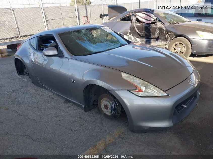 2009 Nissan 370Z VIN: JN1AZ44E59M401544 Lot: 40562265