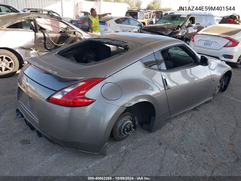 2009 Nissan 370Z VIN: JN1AZ44E59M401544 Lot: 40562265