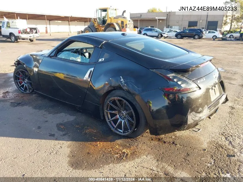 2009 Nissan 370Z Touring VIN: JN1AZ44E89M405233 Lot: 40841439