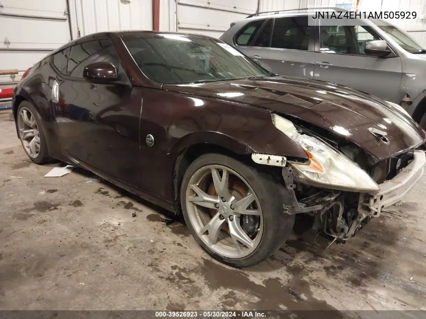 2010 Nissan 370Z VIN: JN1AZ4EH1AM505929 Lot: 39526923