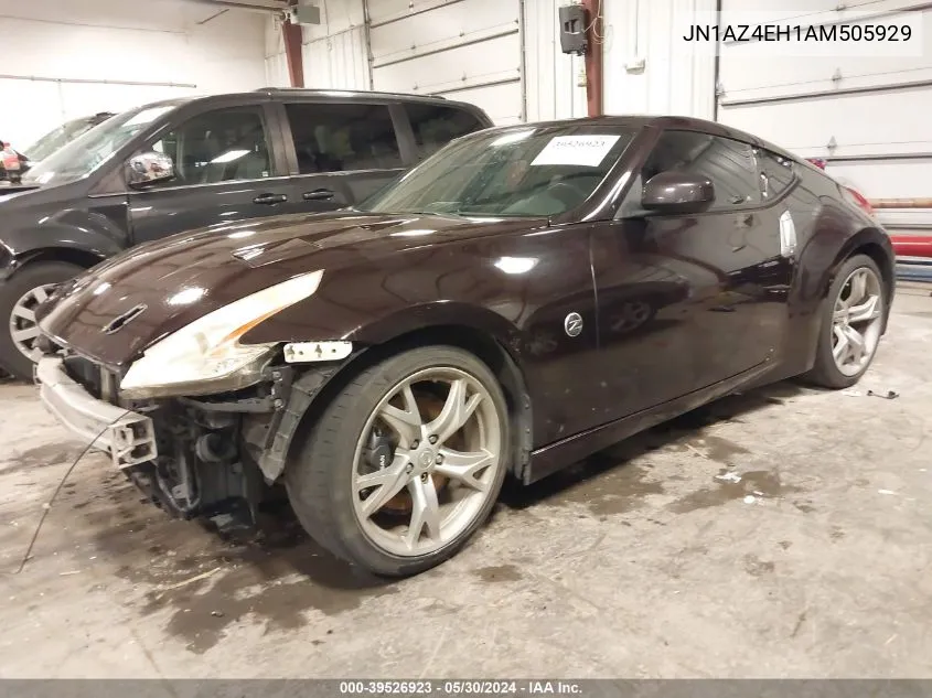 2010 Nissan 370Z VIN: JN1AZ4EH1AM505929 Lot: 39526923