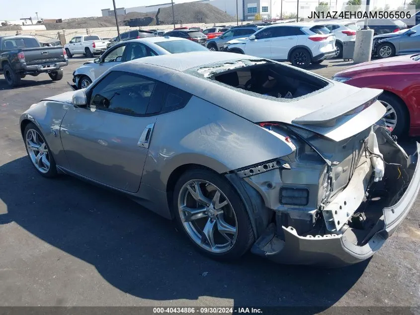 2010 Nissan 370Z VIN: JN1AZ4EH0AM506506 Lot: 40434886