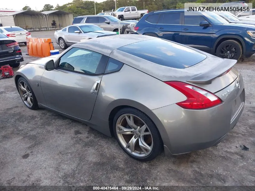 2010 Nissan 370Z VIN: JN1AZ4EH6AM505456 Lot: 40475464