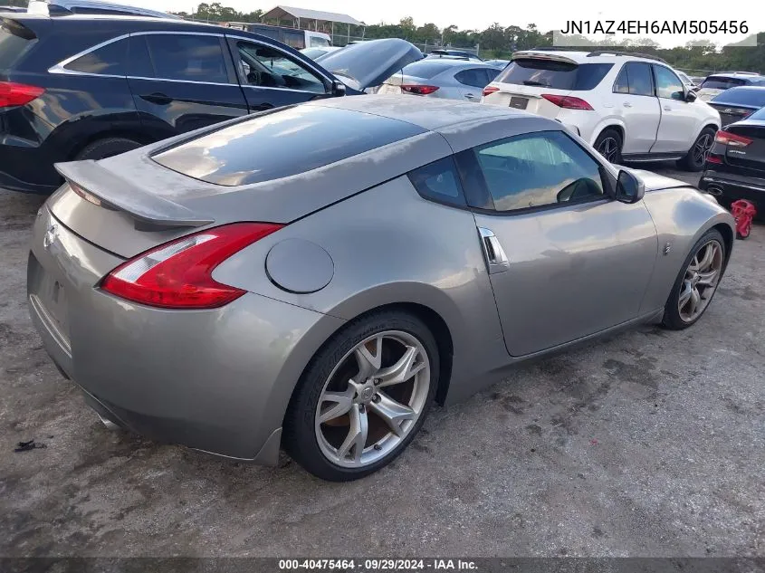 2010 Nissan 370Z VIN: JN1AZ4EH6AM505456 Lot: 40475464