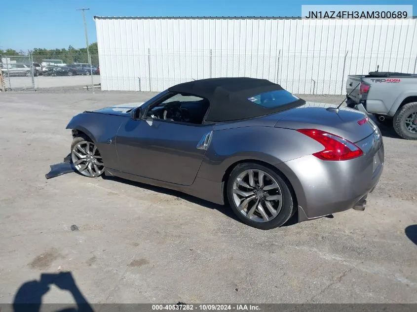 2010 Nissan 370Z Touring VIN: JN1AZ4FH3AM300689 Lot: 40537282