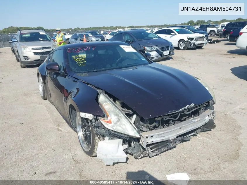 2010 Nissan 370Z Touring VIN: JN1AZ4EH8AM504731 Lot: 40585417