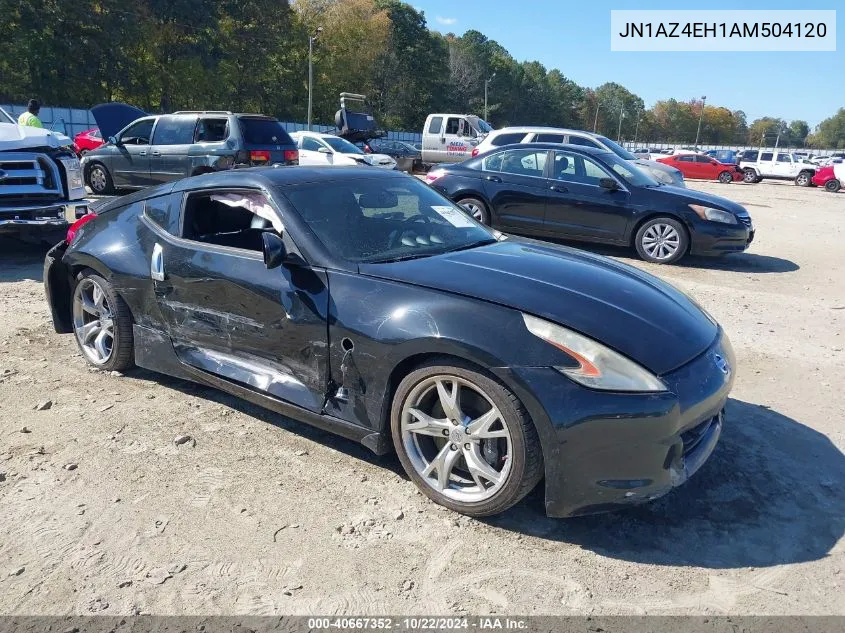 2010 Nissan 370Z Touring VIN: JN1AZ4EH1AM504120 Lot: 40667352