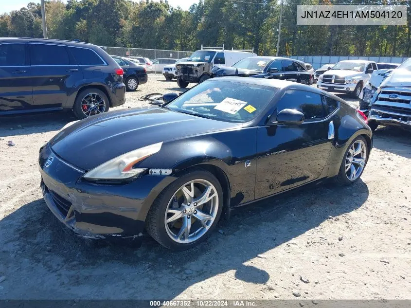 2010 Nissan 370Z Touring VIN: JN1AZ4EH1AM504120 Lot: 40667352