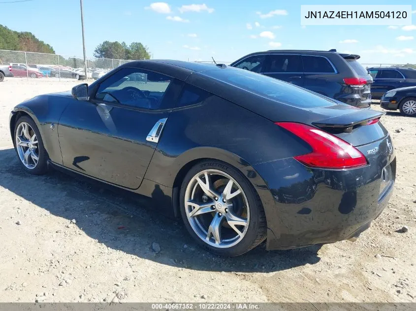 2010 Nissan 370Z Touring VIN: JN1AZ4EH1AM504120 Lot: 40667352