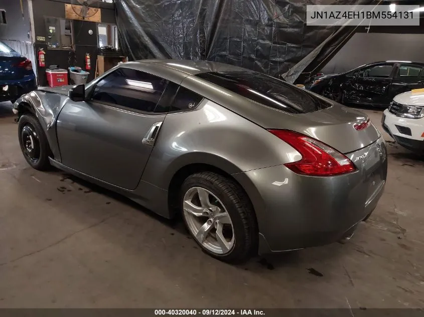 2011 Nissan 370Z VIN: JN1AZ4EH1BM554131 Lot: 40320040