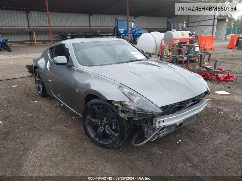 2011 Nissan 370Z VIN: JN1AZ4EH4BM550154 Lot: 40442142