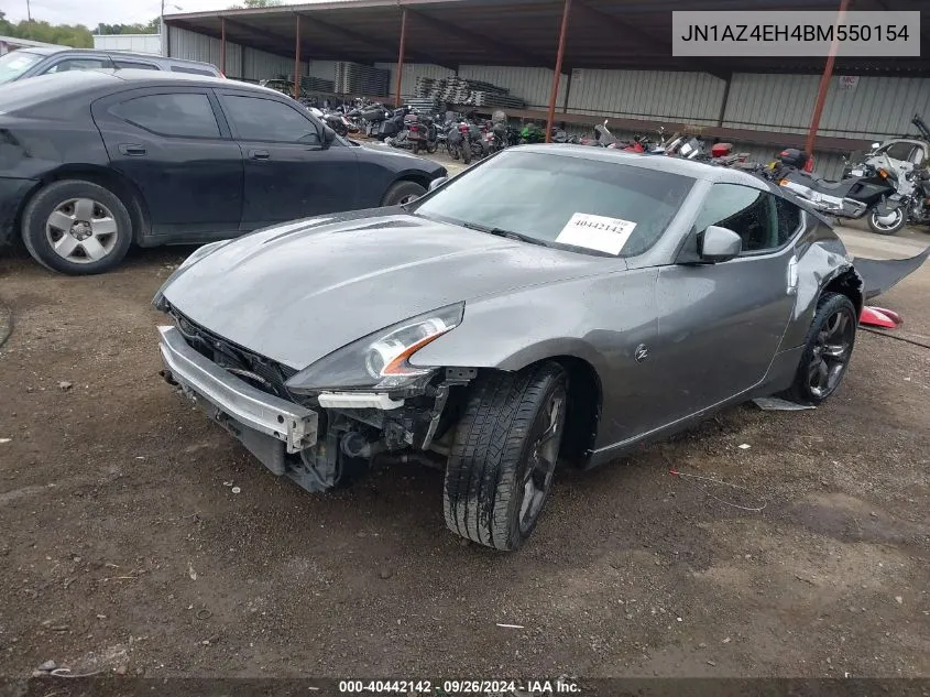 2011 Nissan 370Z VIN: JN1AZ4EH4BM550154 Lot: 40442142