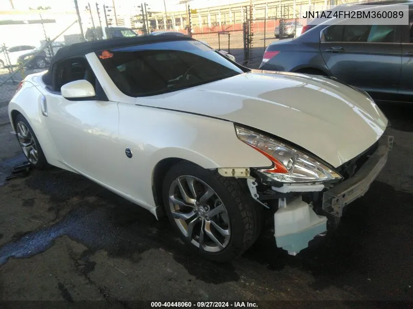 JN1AZ4FH2BM360089 2011 Nissan 370Z Touring