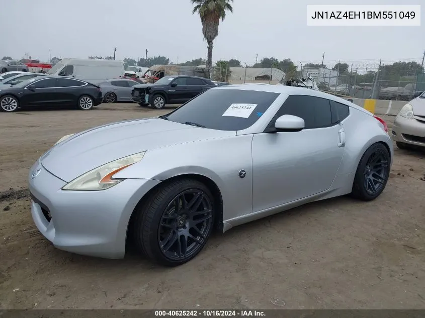 JN1AZ4EH1BM551049 2011 Nissan 370Z