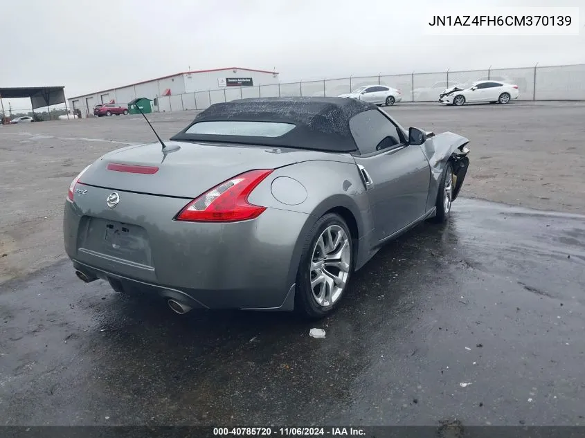 2012 Nissan 370Z Touring VIN: JN1AZ4FH6CM370139 Lot: 40785720