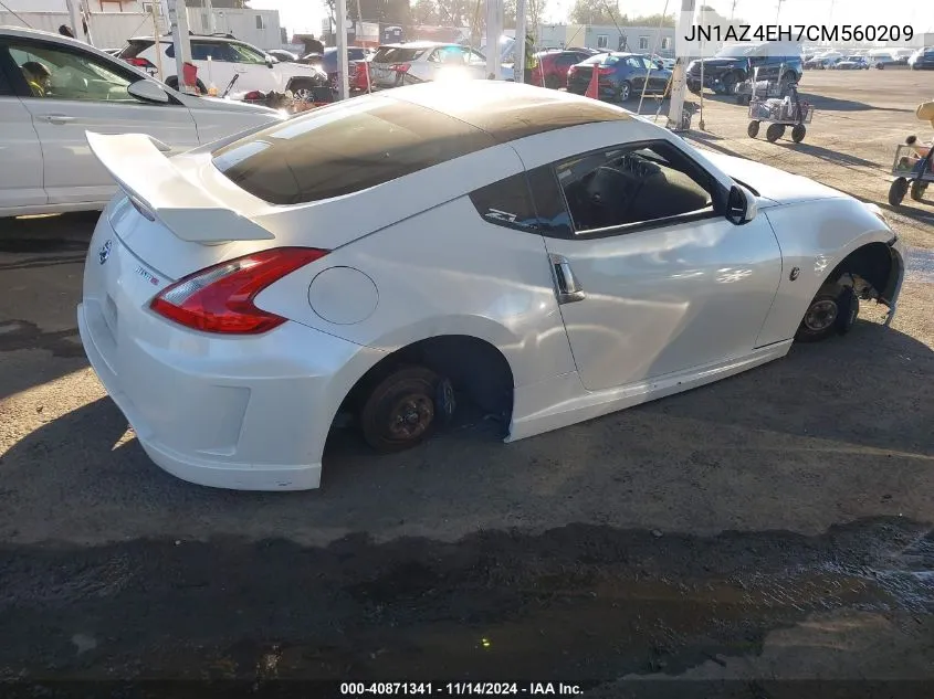 JN1AZ4EH7CM560209 2012 Nissan 370Z Nismo