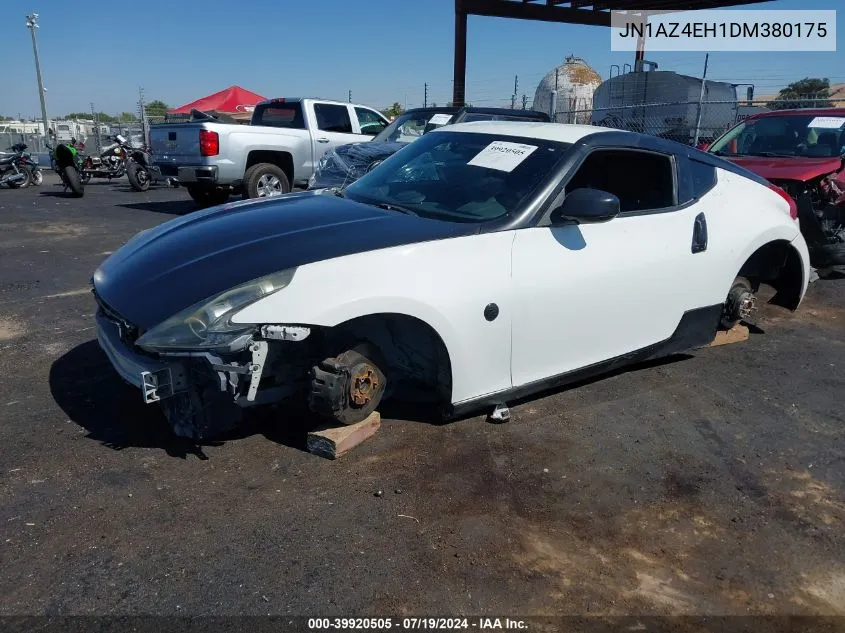 2013 Nissan 370Z VIN: JN1AZ4EH1DM380175 Lot: 39920505