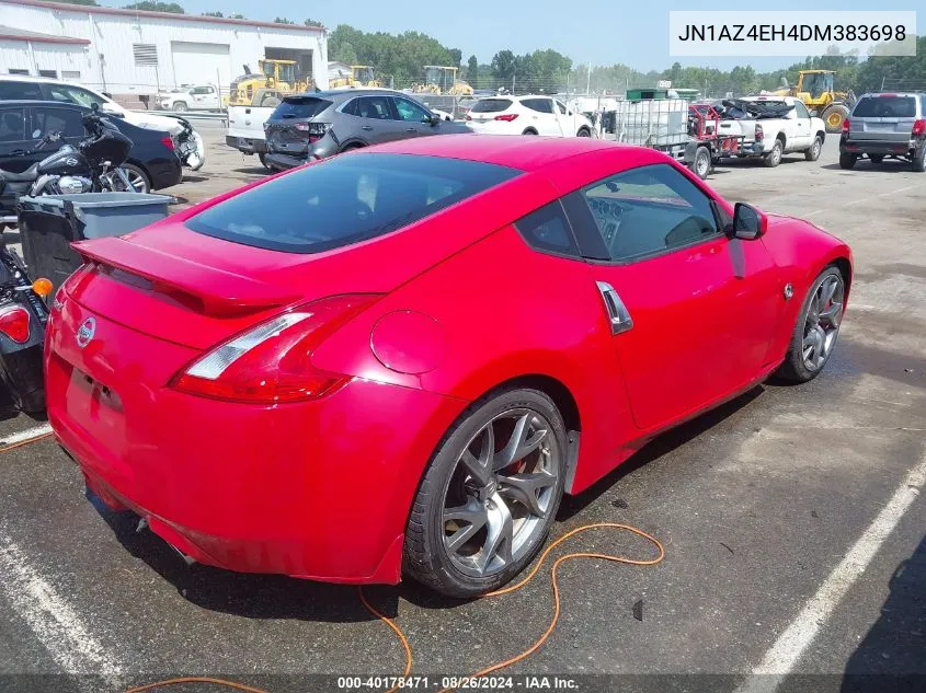 2013 Nissan 370Z VIN: JN1AZ4EH4DM383698 Lot: 40178471