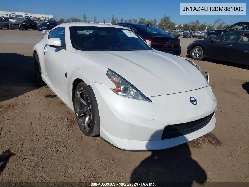 2013 Nissan 370Z Nismo VIN: JN1AZ4EH2DM881009 Lot: 40689309