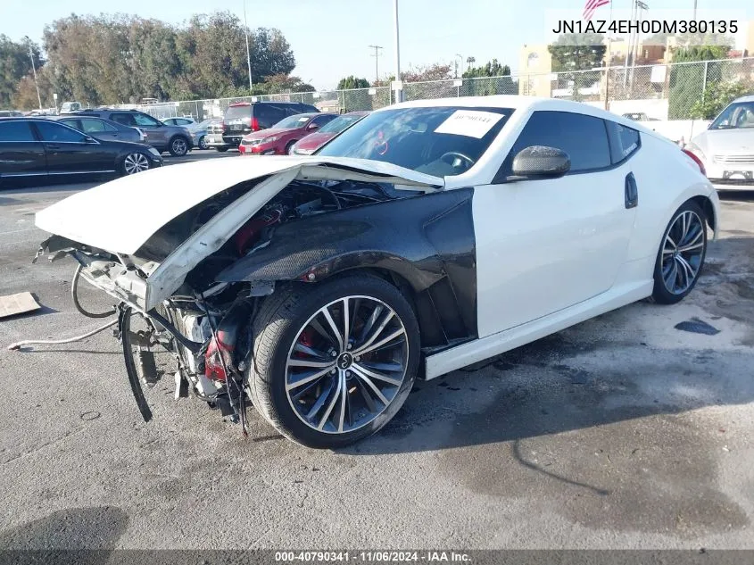 2013 Nissan 370Z VIN: JN1AZ4EH0DM380135 Lot: 40790341