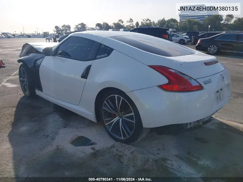 2013 Nissan 370Z VIN: JN1AZ4EH0DM380135 Lot: 40790341