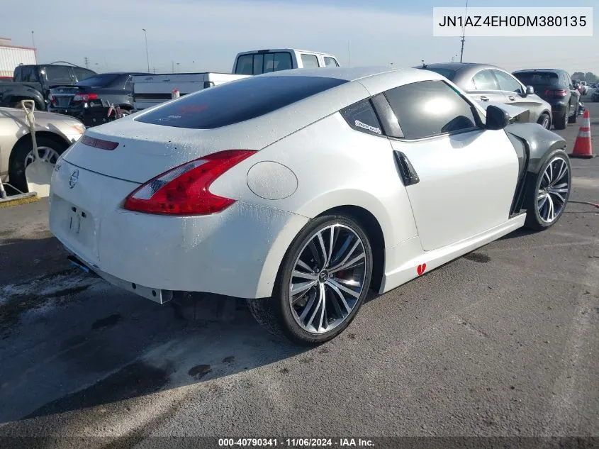 2013 Nissan 370Z VIN: JN1AZ4EH0DM380135 Lot: 40790341