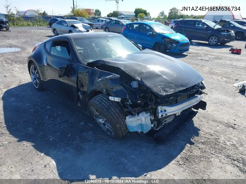 2014 Nissan 370Z VIN: JN1AZ4EH8EM636734 Lot: 12090813