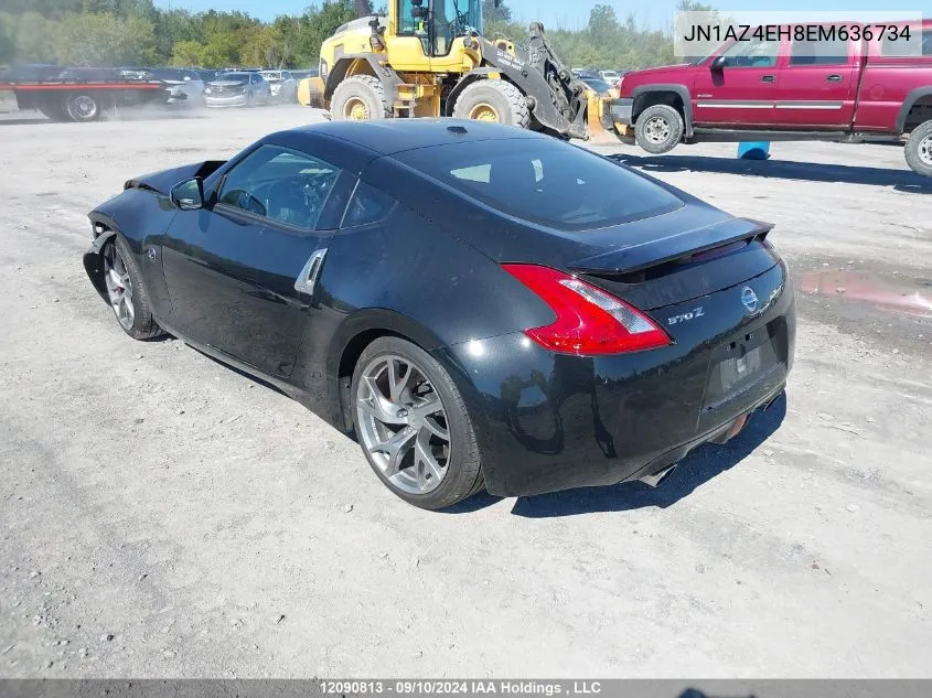 2014 Nissan 370Z VIN: JN1AZ4EH8EM636734 Lot: 12090813