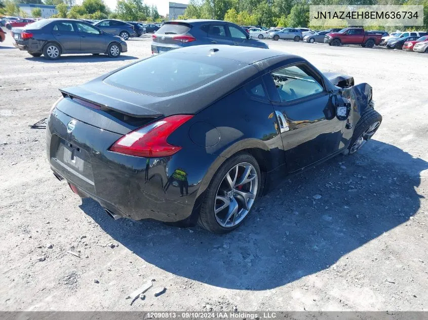 2014 Nissan 370Z VIN: JN1AZ4EH8EM636734 Lot: 12090813