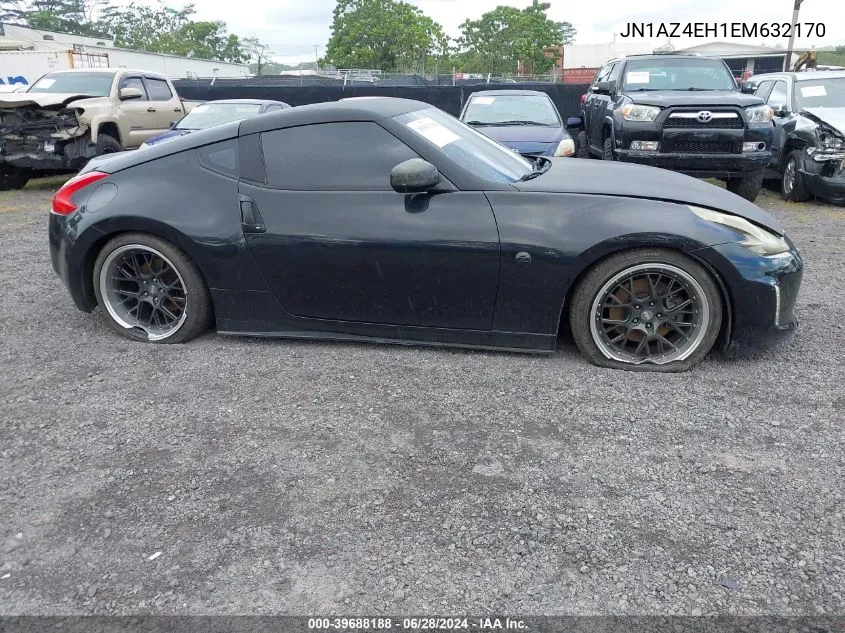 2014 Nissan 370Z VIN: JN1AZ4EH1EM632170 Lot: 39688188