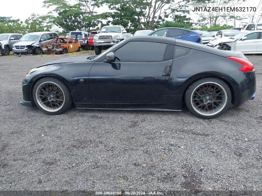 2014 Nissan 370Z VIN: JN1AZ4EH1EM632170 Lot: 39688188