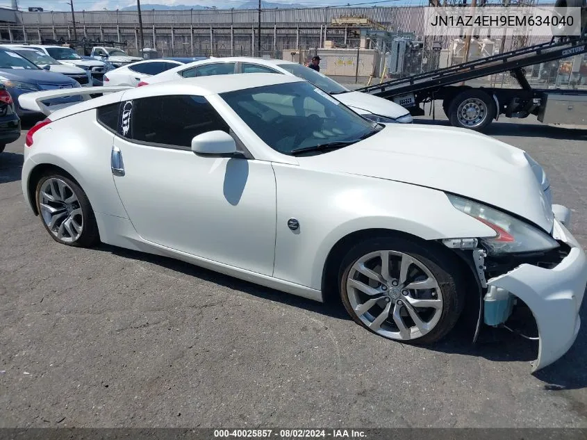 2014 Nissan 370Z VIN: JN1AZ4EH9EM634040 Lot: 40025857