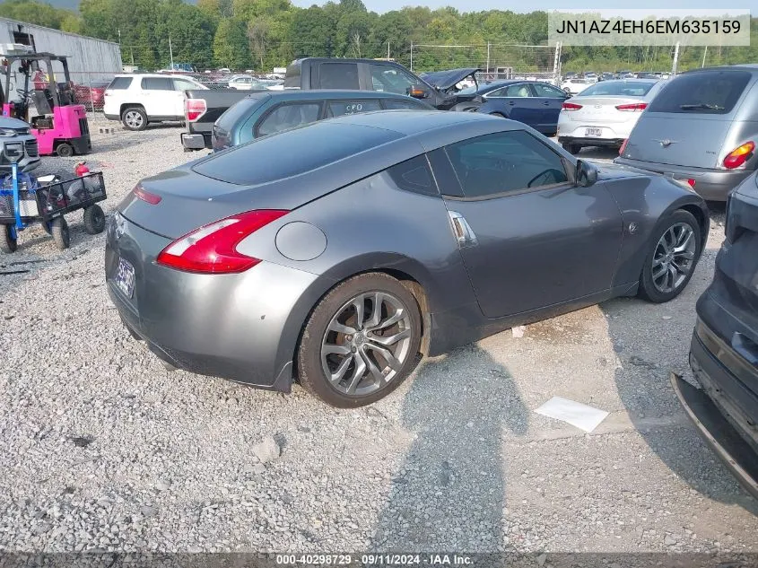 2014 Nissan 370Z VIN: JN1AZ4EH6EM635159 Lot: 40298729