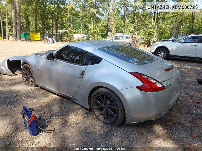 2014 Nissan 370Z VIN: JN1AZ4EHXEM630725 Lot: 40300798