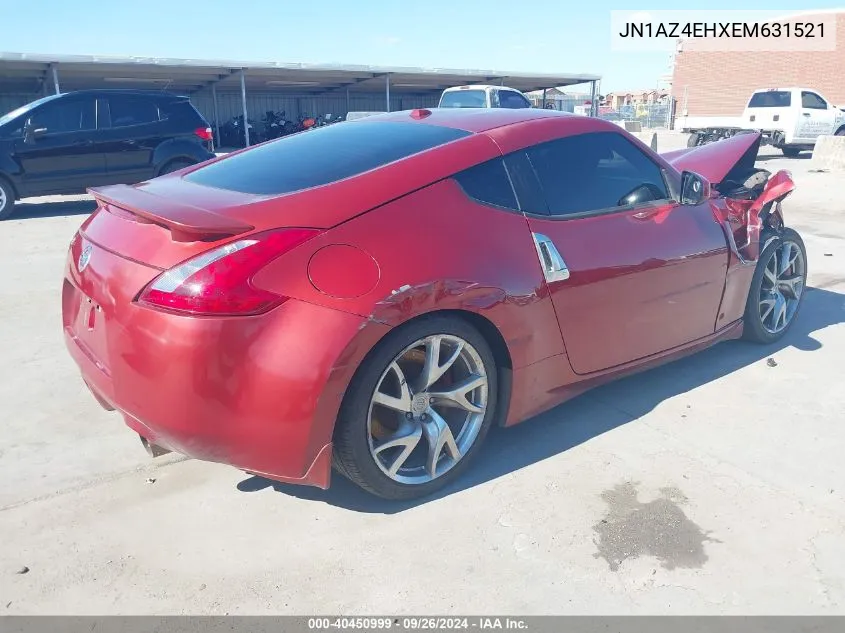 2014 Nissan 370Z Touring VIN: JN1AZ4EHXEM631521 Lot: 40450999