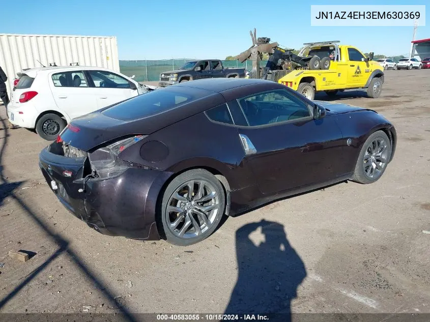 JN1AZ4EH3EM630369 2014 Nissan 370Z