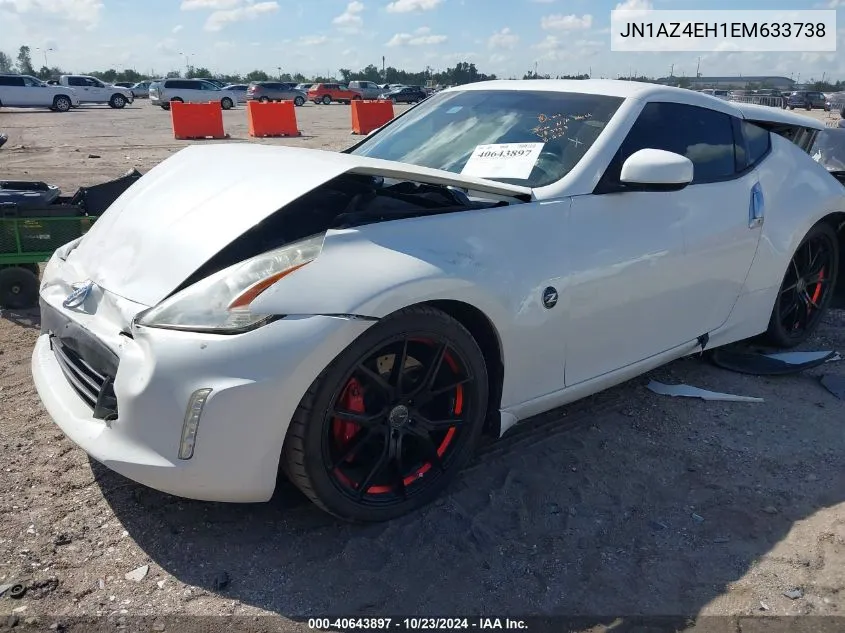 2014 Nissan 370Z Touring VIN: JN1AZ4EH1EM633738 Lot: 40643897