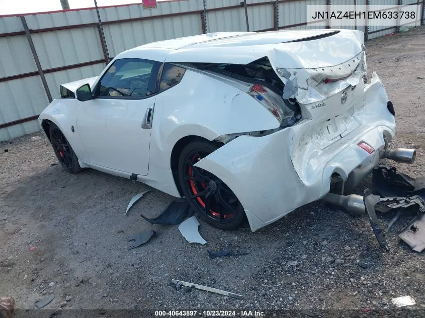 2014 Nissan 370Z Touring VIN: JN1AZ4EH1EM633738 Lot: 40643897