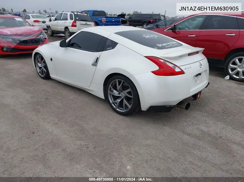 2014 Nissan 370Z VIN: JN1AZ4EH1EM630905 Lot: 40730955